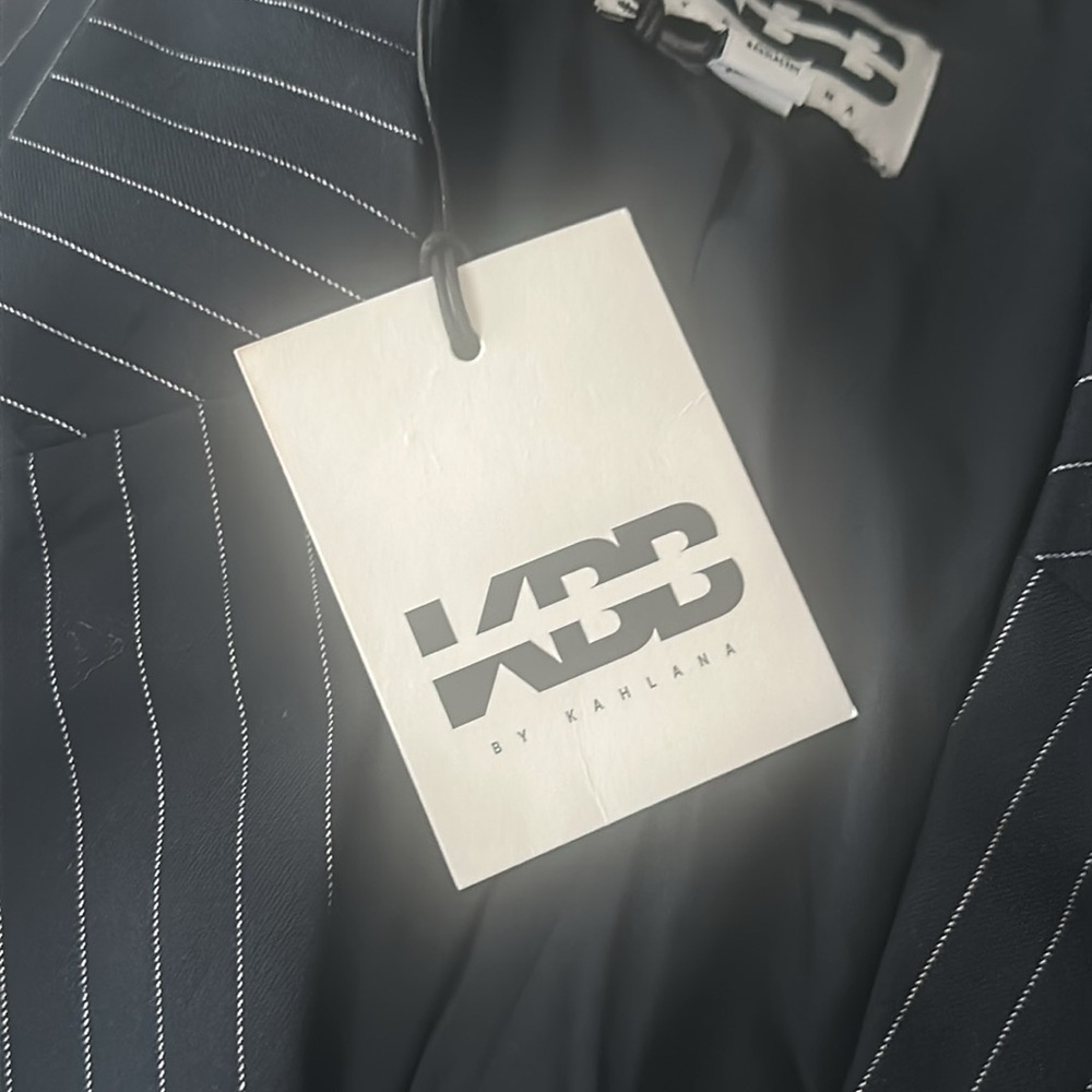 Navy Pinstripe Blazer - Picture 6 of 6